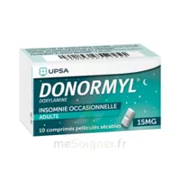 Donormyl 15 Mg Comprimés Pelliculés Sécables T/10 à St Jean de Braye