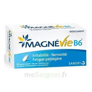 Magnevie B6 100 Mg/10 Mg Comprimés Pelliculés Plaq/60 à St Jean de Braye